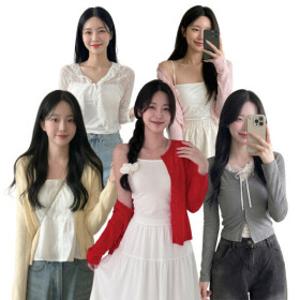 (10+10%중복할인) 7040원~ SS 봄 여름 신상 가디건/니트 가디건/긴팔/반팔/시스루/볼레로