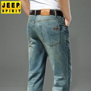 지프 스피릿 남성 봄 여름 스판 청바지 얇은 캐주얼 데님 팬츠 3005