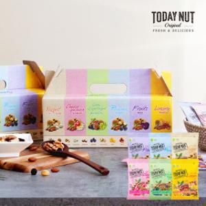 투데이넛 너트한줌 하루견과 혼합 믹스 6종 패밀리 선물세트 20g 30봉 / 견과류 답례품