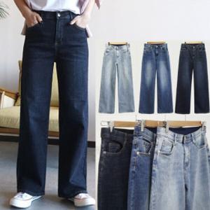 나나진 당일발송/봄청바지/키작진/루즈핏/밴딩/빅사이즈/S~3XL/대님/와이드/배기/일자/부츠컷/아이스진