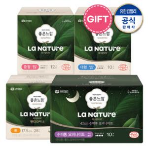 좋은느낌 BEST프리미엄 생리대 라네이처 중형 12PX5개 대형/수퍼롱/팬티라이너 모음