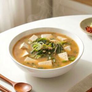 여수명가 제조 제철 냉이된장국 200gx2팩 냉이듬뿍 간편요리 1팩당 3~4인분