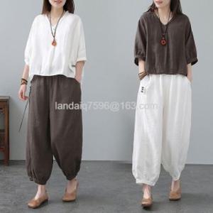 여름 린넨 생활한복 모시옷 세트 법복 절복 마바지
