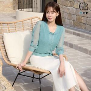 조르쥬 레쉬 (26SS) 인견 블렌딩 글리터 가디건 3종