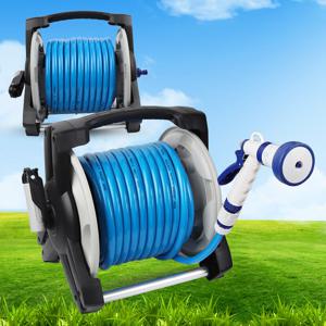 파워풀 릴호스 세트 45m/가정용 다용도 수도 고무호스