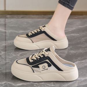 여성 발편한 메쉬 슬리퍼 뮬 운동화