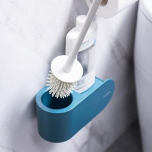 벽부착 변기솔 선반형 실리콘 변기세척솔