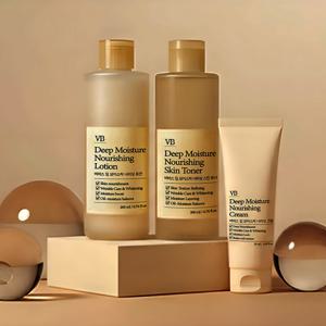 2+1 리치케어 영양 스킨로션 2종세트 +너리싱 크림 증정_화장품 여성 기초세트(주름미백 기능성)