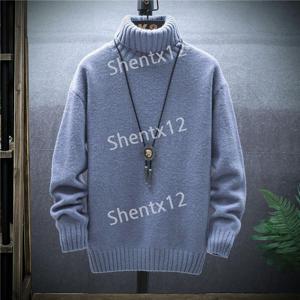 남자목폴라 니트 두꺼운 폴라티 터틀넥 목티 루즈핏