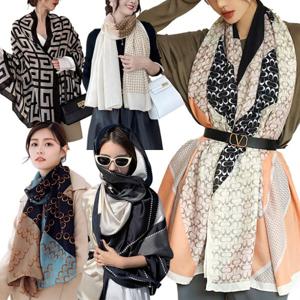 광폭 봄가을 스카프 고급 실크 롱스카프 어깨숄 머플러 (2장이상 추가할인)