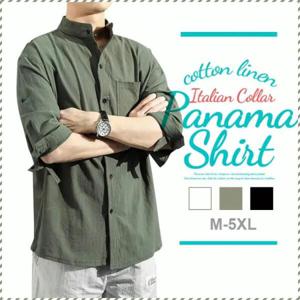 남성 면 마 루즈핏 셔츠 셔츠 여름 일상 캐주얼 남성 남자 성인 남성용 남성의류 남자셔츠