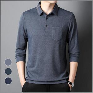 남성 셔츠 봄가을용 비즈니스 캐주얼 출근 청년 남성용 편안함 보온 패션 데일리