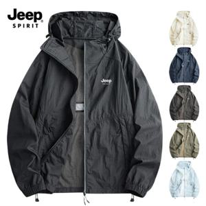 특가 지프 JEEP SPIRIT 정품 남녀공용 바람막이 후드자켓 UV차단99% 쿨링바람막이 HRJK T91