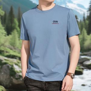 JEEP SPIRIT 남성 냉감 아이스 반팔티 라운드넥 루즈핏 오버핏 빅사이즈 여름 티셔츠