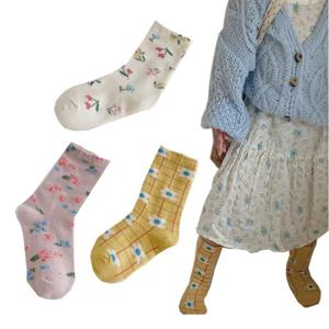 포근한꽃날 아동 양말 3족세트