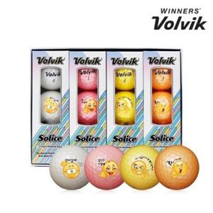 볼빅 Solice 만월이 캐릭터 골프공 A세트 선물로도 반응 좋은 감각적인 12구 구성