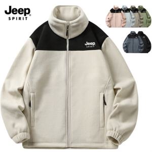 지프 JEEP SPIRIT 남녀공용 플리스 후드 점퍼 후리스 집업 JP9915