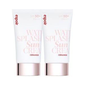 에스쁘아 워터 스플래쉬 선크림 세라마이드 SPF50+ PA++++ 2개