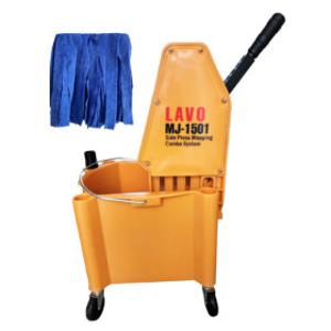 라보 짤순이 마포탈수기 라보 대걸레 탈수기 물짜개 이동식바퀴 청소도구 LAVO MJ-1501 레보 밀대 짤순이