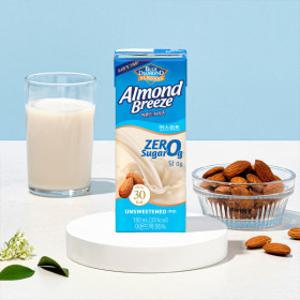 아몬드브리즈 언스위트 제로슈거 190ml 48개