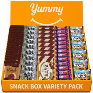 과자선물세트 간식꾸러미 탕비실 간식 과자박스 간식세트 사무실간식 답례품 개별포장 한입 야미스낵박스