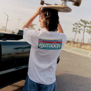 에센셜 파노라마 반팔티 (4컬러)