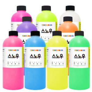 엄마표미술놀이 스노우물감1000ml 유아물감 대용량