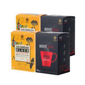 콜롬비아 블랙 100T 2개 + 아이브루 클래식 100T 2개