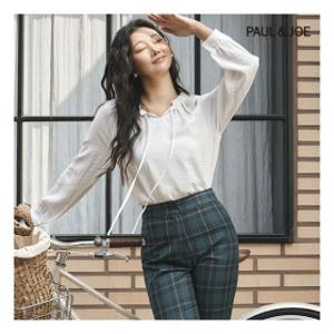 폴앤조 (런칭가 69900원) 26SS 러플 인견 블렌디드 블라우스 3종