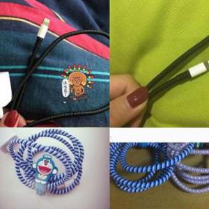 충전케이블 이어폰 단선 파손 방지 커버