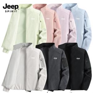 지프 JEEP SPIRIT 남녀공용 플리스 후드 점퍼 후리스 집업 JP61