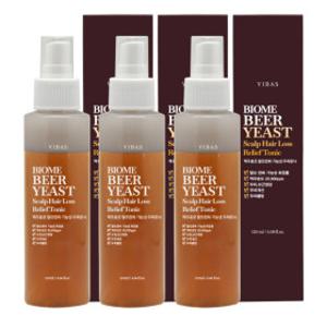 바이옴 맥주효모 토닉 두피영양 탈모기능성 토닉3개