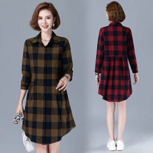 여름 여성 체크 보온 기모 롱셔츠 가을 기모셔츠 셔츠 재킷