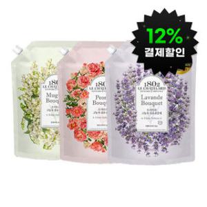(12%결제할인)르샤트라 고농축 부케 3종 섬유유연제 1.6L 4개  / 피오니 라벤더 뮤게