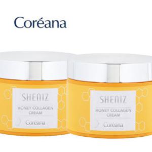 콜라겐 탄력 수분 크림 2개 탱글탱글 고보습 고영양 주름개선 탄력 리프팅 화장품 히알루론산 캐비어 블랙