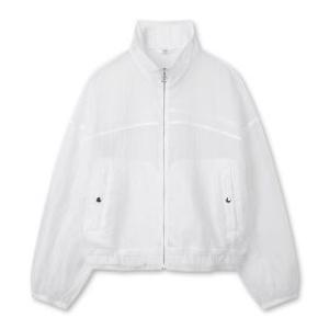 여성) 메쉬라이크 오버핏 점퍼_MSF2JJ2007