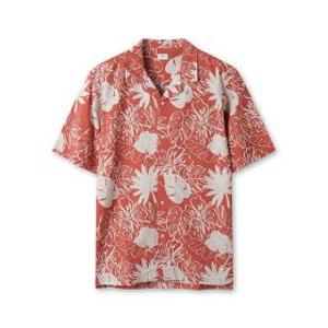 남성) 프린트 카바나 반팔 셔츠_MSF2WC1521