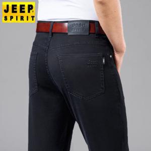 지프 스피릿 남성 봄 여름 스판 청바지 얇은 캐주얼 데님 팬츠 J8027