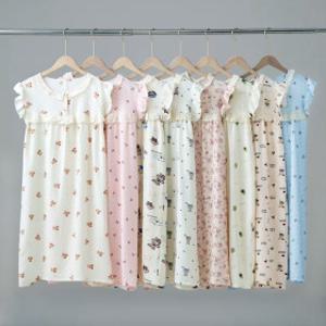 여성 요루 레이스 나시 원피스 여자 파자마 잠옷