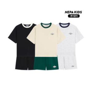 네파키즈(아동) 에센셜 반팔 상하세트 KL55902