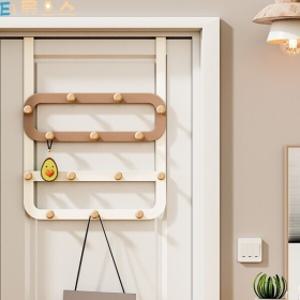 인기 특선~보헤미안스타일 파스텔 문걸이 긴 도어행거 후크 문옷걸이 방문옷걸이 도어걸이 -부티