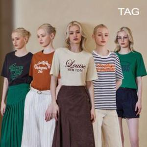 (NS홈쇼핑)태그 레터링  면티블라우스 5종35769762