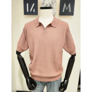 (롯데백화점)남성 슬릿 카라 반팔 풀오버 EPG2ET1200