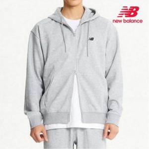 뉴발란스 매장판 공용 에센셜 후드집업 멜란지그레이 NBMDE41013-AC