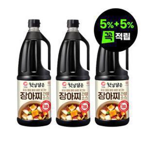 (천만흥행딜)청정원 장아찌 간장 소스 1.7L  X 3개