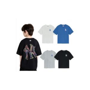 MLB키즈 베이직 스트릿 빅로고 레터링 티셔츠 (7ATSB1953)