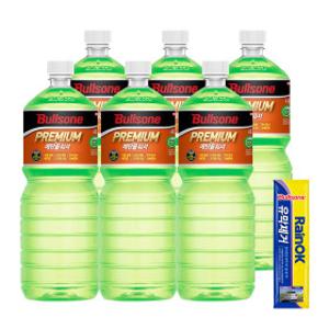 불스원 레인OK 프리미엄 에탄올워셔 1.8L 6개 +사은품(1회용 유막제거제 25g)