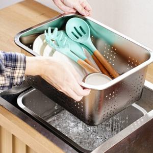 리빙앤굿즈 스텐 물빠짐 설거지통