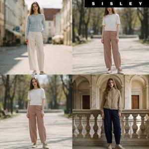 런칭가129000원26SS 시슬리  26SS웰메이드  컴포트 팬츠