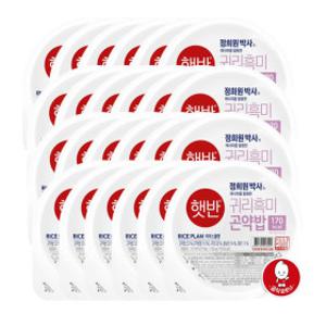 햇반 귀리 흑미 곤약밥 150g 24개(소비기한 26.07.12)